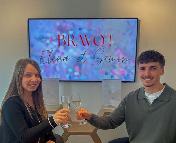 Double succès à célébrer :  nos deux conseillers diplômés du CYP !